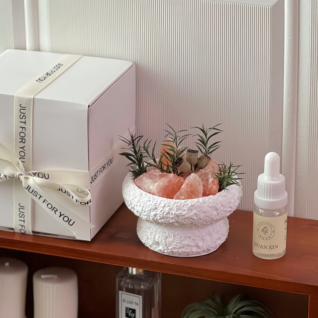 For You: Plant-Based Orange Salt Crystal Aromatherapy Diffuser Stone Fireless Aromatherapy Gift Box For Girls And Best Friends, Girlish Heart