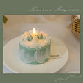 Cake-Shaped Scented Candle | English Pear & Freesia | Soy Wax Decorative Candle