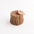 Tree Stump Scented Candle | Decorative Home Fragrance Candle | Brown Handmade Candle
